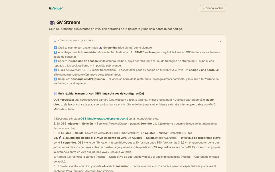 Cómo transmitir con OBS, paso a paso